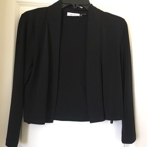Calvin Klein black cardigan.